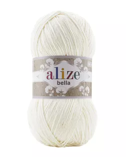 Пряжа ALIZE 'Bella 100' 100гр. 360м.(100% хлопок) (62 молочный) арт. АРС-52510-1-АРС0001250234