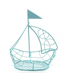 Кораблик Y-5511 (5, 5*11, 0см), металл., бирюз. арт. АРС-62325-1-АРС0001262905