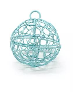 Шарик Y-650/2 ( d=6, 5см), металл., бирюз. арт. АРС-62853-1-АРС0001262910