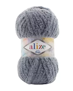 Пряжа ALIZE 'Softy Mega' 100гр. 70м (100% микрополиэстер) (119 серый) арт. АРС-49301-1-АРС0001271972