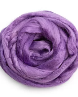 Шерсть для валяния вискоза 100%, 50 гр. (1439 мультиколор т.сирень) арт. АРС-55064-1-АРС0001280583