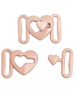 Пряжка-застежка для белья 8мм металл/эмаль, цветной (C344 пудровый) арт. АРС-57022-1-АРС0001282235