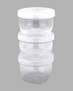 21963 Контейнер для мелочей 90*65 мм, 3 шт/уп арт. АРС-60440-1-АРС0001290340