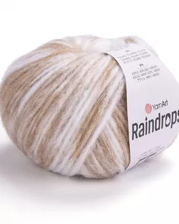 Пряжа YarnArt 'Raindrops' 50гр 115м (18% шерсть, 35% полиамид, 47% акрил) (2902 светло-коричневый меланж) арт. АРС-58229-1-АРС0001290466