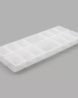 К-43 Контейнер для мелочей 24,2*10,5*2,75см прозрачный арт. АРС-58651-1-АРС0001293754