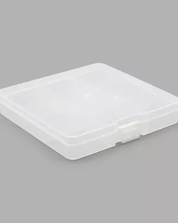 К-86 Контейнер для мелочей 13,5*13,7*2,3см прозрачный арт. АРС-58652-1-АРС0001293755