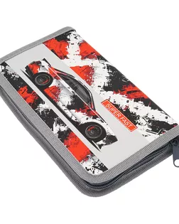 LAMARK0054 Пенал 'Трек', 1 отд., 115х205х30 мм, на молнии, soft touch арт. АРС-59953-1-АРС0001294115