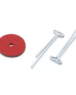 Набор креплений: диск фибры 18мм (10шт), Т-шплинт 2*25мм (5шт) арт. АРС-59093-1-АРС0001294186