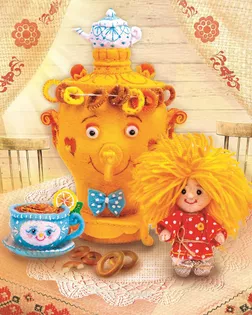 ПЛДК-1473 Набор для создания текстильной игрушки серия Домовёнок и компания 'Самоварыч' арт. АРС-60012-1-АРС0001296736