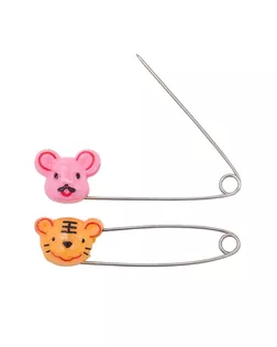 MTW099 Булавки английские безопасные 'Животные' 6шт, цв.микс арт. АРС-62052-1-АРС0001297967