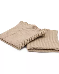 Манжет средней плотности (100% полиэстер), 14 кл, 1*1, ширина 9см, длина 9,5см (8091 бежевый) арт. АРС-61170-1-АРС0001299491