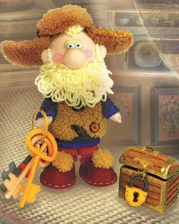 ПЛДК-1480 Набор для создания текстильной игрушки серия Домовёнок и компания 'Домовой-Ключник' арт. АРС-61093-1-АРС0001299960