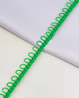 13-7735 Тесьма декоративная с петлями 1,5см* 18,29м (зеленый) арт. АРС-62487-1-АРС0001301821