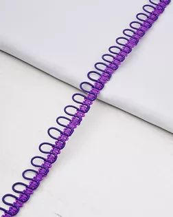 13-7735 Тесьма декоративная с петлями 1,5см* 18,29м (фиолетовый) арт. АРС-62488-1-АРС0001301822