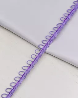 13-7735 Тесьма декоративная с петлями 1,5см* 18,29м (сиреневый) арт. АРС-62490-1-АРС0001301824