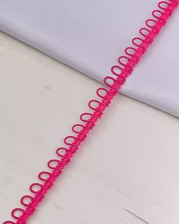 13-7735 Тесьма декоративная с петлями 1,5см* 18,29м (фуксия) арт. АРС-62491-1-АРС0001301825