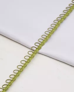 13-7735 Тесьма декоративная с петлями 1,5см* 18,29м (оливковый) арт. АРС-62753-1-АРС0001302120