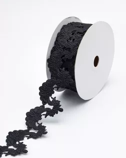 201432 Лента декоративная 4,5см*13,72м (черный) арт. АРС-62901-1-АРС0001302833