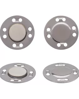 MG03 Кнопка магнитная пришивная 21мм, упак(10шт) (никель) арт. АРС-63318-1-АРС0001304785