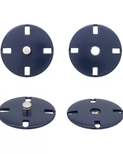 KN13 Кнопка пришивная металлическая 21мм, упак(10шт) (синий) арт. АРС-63327-1-АРС0001304794