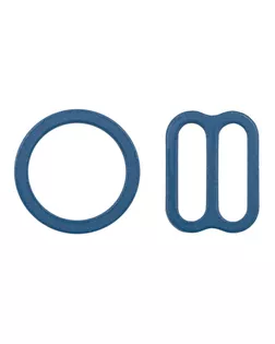 28787 Набор металлической фурнитуры для бюстгальтера цв.141 вечер.сумерки: кольцо d-10 мм -4 шт, регулятор 10 мм-4 шт арт. АРС-63440-1-АРС0001308423