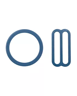 28799 Набор металлической фурнитуры для бюстгальтера цв.141 вечер.сумерки: кольцо d-18 мм -4 шт, регулятор 19 мм-4 шт арт. АРС-63442-1-АРС0001308425