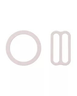 27763 Набор металлической фурнитуры для бюстгальтера цв.168 сер.пион.: кольцо d-14 мм -4 шт, регулятор 15 мм-4 шт арт. АРС-63446-1-АРС0001308431