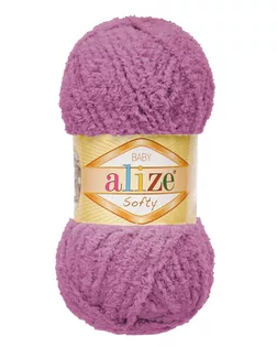 Пряжа ALIZE 'Softy' (100% микрополиэстер) (28 тёмно-розовый) арт. АРС-63852-1-АРС0001309773