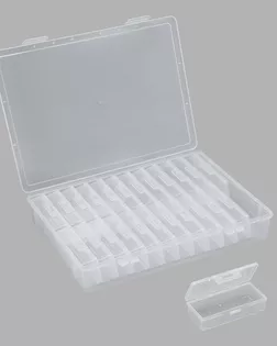 1AL171 Контейнер для хранения мелочей, 24 штуки в боксе 32,3*23,1*5 см арт. АРС-65446-1-АРС0001311038