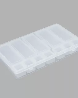 1AL172 Контейнер для хранения мелочей, 12 штук ассорти в боксе 25*15*3,1 см арт. АРС-65447-1-АРС0001311039