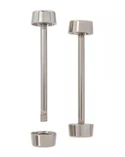 Шпилька для сумки L-32мм/10мм с 'таблеткой' d-10мм, металл (никель) арт. АРС-65846-1-АРС0001311758