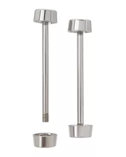 Шпилька для сумки L-38мм/10мм с 'таблеткой' d-10мм, металл (никель) арт. АРС-65849-1-АРС0001311761