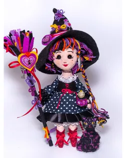 ПЛДК-1483 Набор для создания текстильной игрушки серия 'Домовёнок и компания' Чародейка арт. АРС-64288-1-АРС0001313013