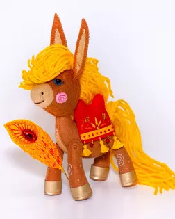 ПСР-1901 Набор для создания текстильной игрушки серия 'Домовёнок и компания' Конёк-Горбунок арт. АРС-64290-1-АРС0001313015