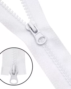 Молния трактор т5 2 замка 100см (501 белый) арт. АРС-66485-1-АРС0001313878