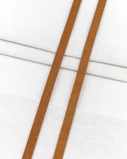 288442 Тесьма замшевая отд. 9мм, 2*6м, цв. коричневый арт. АРС-64958-1-АРС0001314225