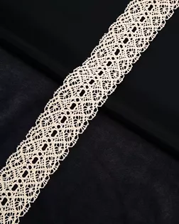 3AR3315 Кружево х/б 4,5см*3,4м (+/- 4см), цвет неотбеленный арт. АРС-66236-1-АРС0001316496