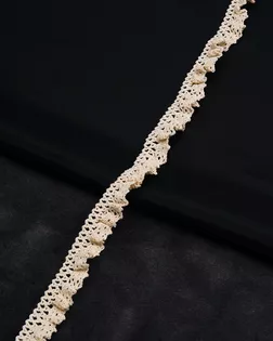 3AR3317 Кружево х/б 1,5см*3,4м (+/- 4см), цвет неотбеленный арт. АРС-66248-1-АРС0001316508