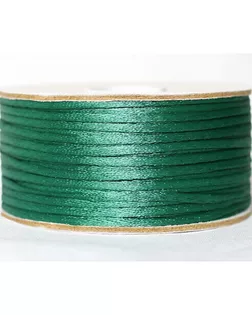 Шнур атласный круглый (для воздушных петель) 2мм*50м (3045 зеленый) арт. АРС-66093-1-АРС0001316857