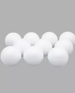 Заготовка для декорирования из пенопласта 'Шар', d 4см арт. АРС-19838-1-АРС0000833428