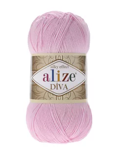 Пряжа ALIZE 'Diva' 100гр. 350м. (100% микрофибра) ТУ (291 светло-розовый) арт. АРС-52047-1-АРС0000842470