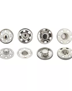 КПР6 Кнопки пришивные д.1,25см (никель/белый) арт. АРС-22610-1-АРС0000975745