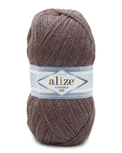 Пряжа ALIZE 'Lanagold 800' 100гр.,730м (49%шерсть, 51%акрил) (240 св. коричневый меланж) арт. АРС-51051-1-АРС0000984104