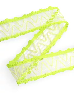 YH105 Тесьма ажурная ш.3,8cм (05 салатовый) (25м) арт. АРС-1429-1-АРС0001034389