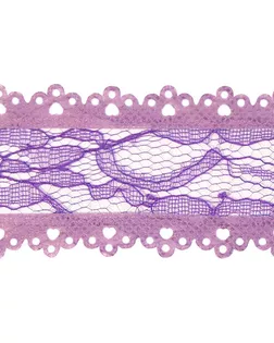 YH107 Тесьма ажурная ш.5см (07 сиреневый) (25м) арт. АРС-1438-1-АРС0001034404