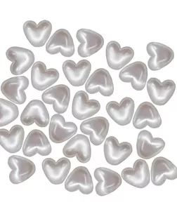 Бусины пластиковые, 2534#, 10*11 мм, упак./62 шт., 'Астра' (белый) арт. АРС-1907-1-АРС0001041592