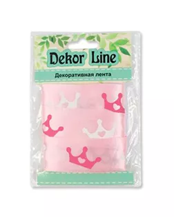 Лента атласная 'Короны' ш.2,5см 3м арт. АРС-2293-1-АРС0001049152