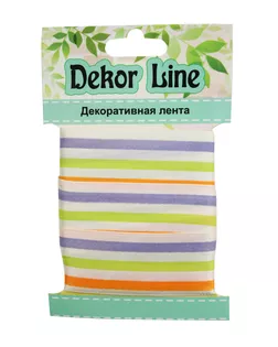 Лента атласная '3 полосы' ш.2,5см 3м арт. АРС-2295-1-АРС0001049154