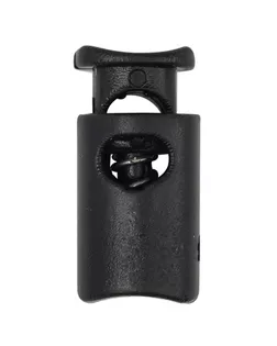 Фиксатор 'Цилиндр' 203-М ПП р.0,9х1,9см (черный) 100шт арт. АРС-2394-1-АРС0001049586