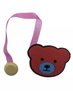 0368-0216 Клипса-магнит из фетра для штор 'мишка' 'Астра' (C815/C833) 1шт арт. АРС-3369-1-АРС0001070998